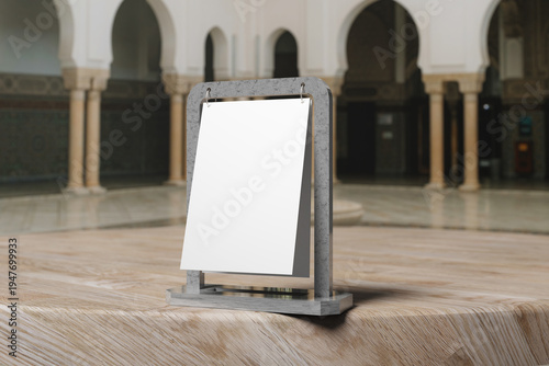 Stand Tent Menu Mockup