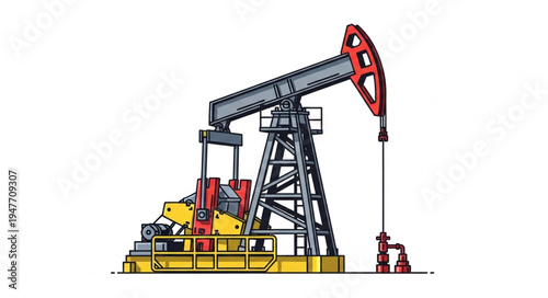 Oil Pump Jack Machine.