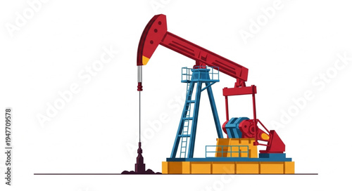 Oil Pump Jack Machine.