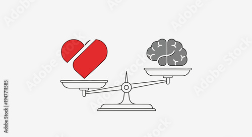 Balancing Heart and Brain A Metaphor for Emotional and Intellectual Equilibrium on a Scale