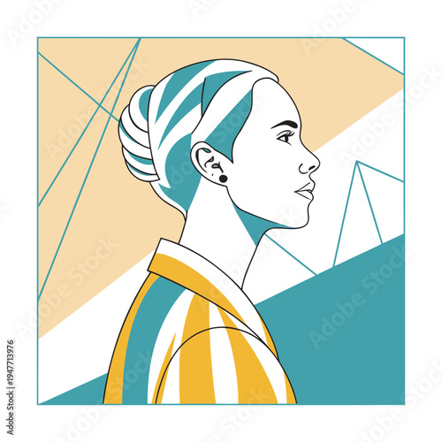 Creative Flat Illustration Collection with Abstract Backgrounds, People and Nature Elements