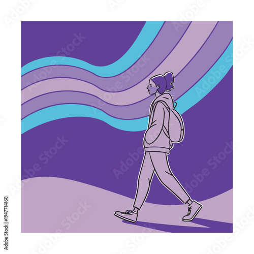 Abstract Minimal Flat Illustration Set with Nature, Lifestyle and Creative Concepts
