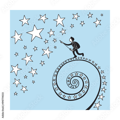 Modern Women Empowerment Flat Illustration Collection with Abstract Shapes and Pastel Colors