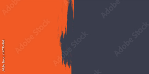 Minimal Abstract Orange Grunge Scratch Background Template. Eps10 vector.