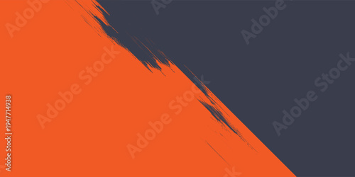 Minimal Abstract Orange Grunge Scratch Background Template. Eps10 vector.