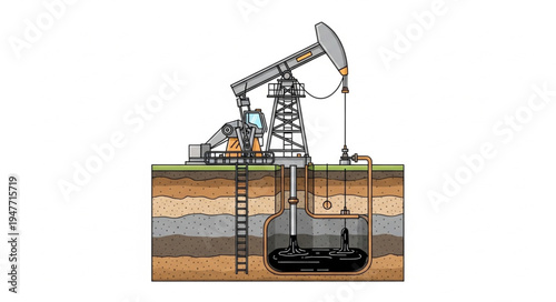 Oil Pump Jack Machinery Equipment.