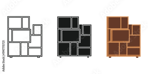 Modular furniture sets with various color options and configurations