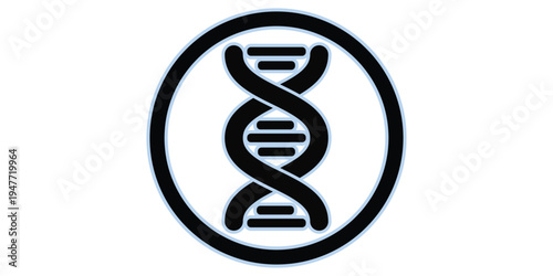 DNA vector icon. vector eps 10