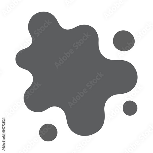 Abstract Ink Splatter Icon