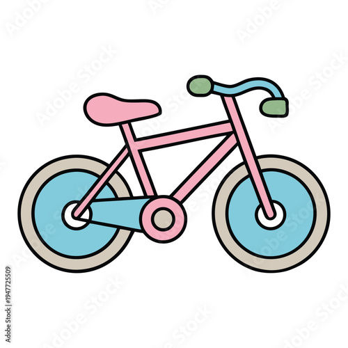 A classic bicycle with sturdy frame, two wheels, and handlebars, perfect for a leisurely ride, city commute, or exploring nature with freedom and fun.
