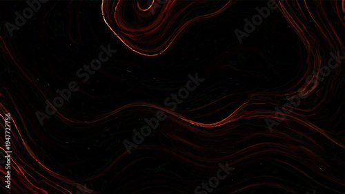 Vector Mystical abstract background, crimson flow undulating, evokes mystery and enigmatic design.
