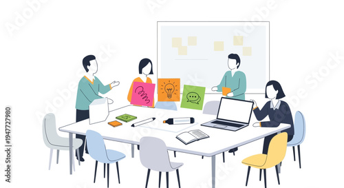 Team Collaboration Meeting Strategy Session Discussion.