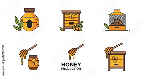 Honey production and beekeeping tools.