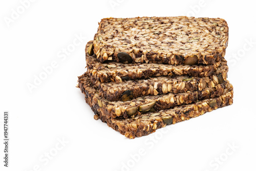 Körnerbrot in Scheiben