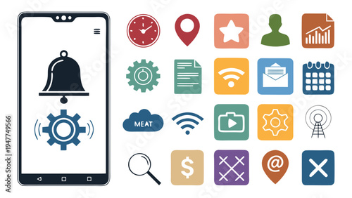 A charming collection of outlined winter icons, showcasing diverse seasonal sports, travel adventures, and cozy elements ideal for cold weather designs and themed projects