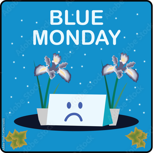 Faded neon sign reading 'we blue damon' with blurred background figure