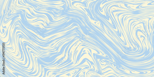 Fluidity in pastel shades, A captivating dance of light blue and cream forms an abstract, swirling texture, evoking a sense of calm and rhythmic movement.vector.eps 10