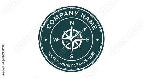 Green compass logo with directional guidance.