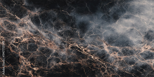 A dark nature abstract of blue mist and white smoke drifting over forest grass under a stormy night sky with flickering fire light and lightning motion