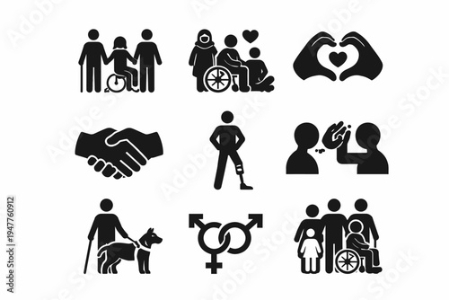 Inclusive pictograms: disability, diversity, and equality representation in symbols