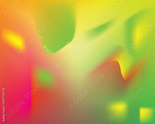 Abstract mesh gradient background with vibrant colors blending into smooth organic shapes creating dynamic flow for modern digital design compositions