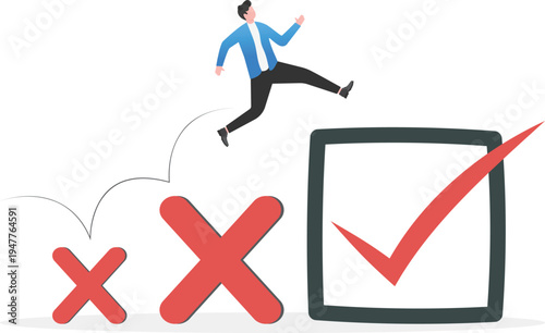 Professional Jumping Over Failures to Quality Success