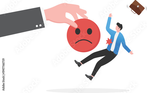 Businessman Overcoming Negative Business Emotions