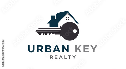 Urban Key Realty Logo Design.