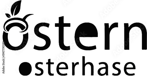 Stylized text logo featuring abstract circular shapes and leaves above