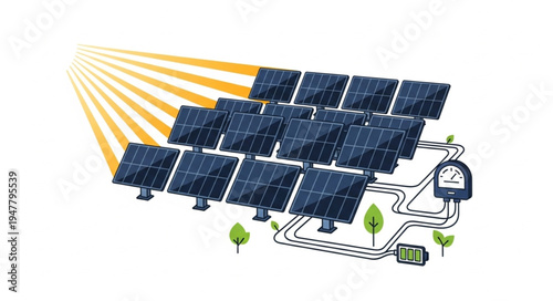 Solar Panel Renewable Energy System.