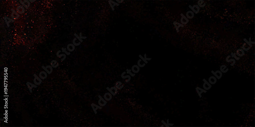 Vector Dark textured background red color. mysterious deep ominous backdrop. and black art.