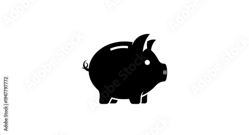 piggy bank on white background