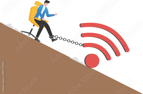 Professional Dragging Wireless Signal Uphill