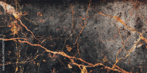 Old rusty metal background featuring a rough grunge texture with a dirty brown surface and abstract stone patterns