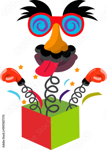 April Fool Day Illustrtion