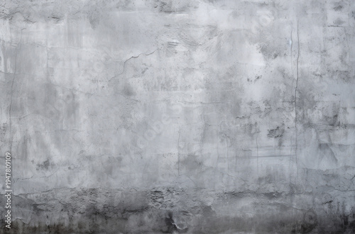 Processed collage of grey cracked stucco wall texture. Background for banner, backdrop or texture