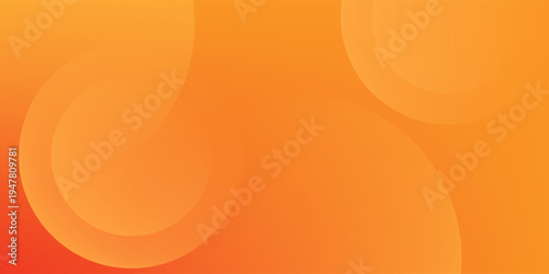 abstract orange circular background. Dynamic sound wave. Design element. Vector illustration