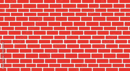 Seamless Red Brick Wall Texture Background