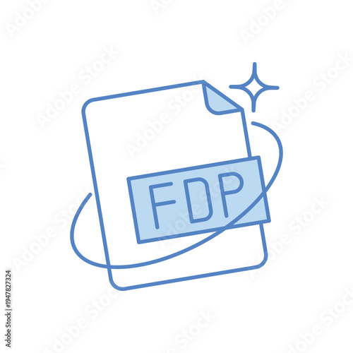 PDF vector icon