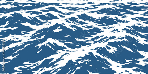 Abstract dynamic water texture, the sea shows of a vast expanse of cool blue water. Its inviting depth, creating an ideal backdrop for themes of travel, exploration and relaxation.