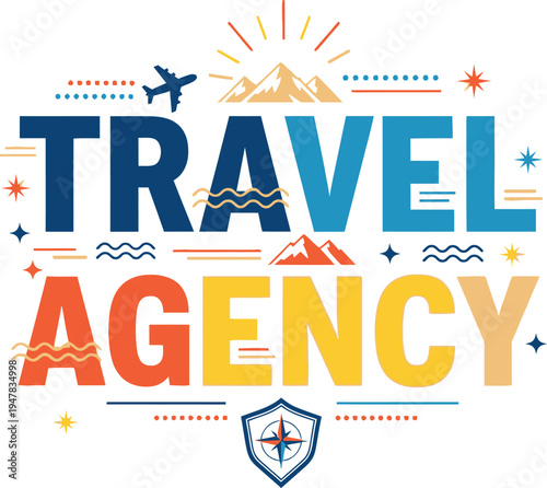 Travel Agency Promotional Banner Vector