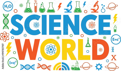 Science World Education Vector Illustration