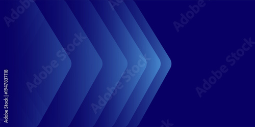Abstract blue color background. Dynamic shapes composition. Vector