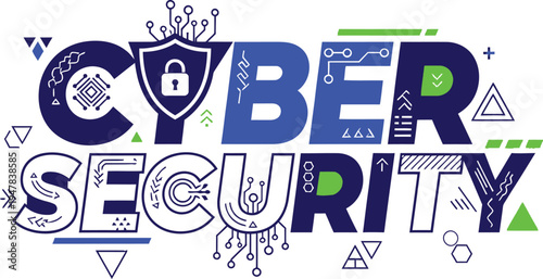 Cyber Security Concept Vector Illustration