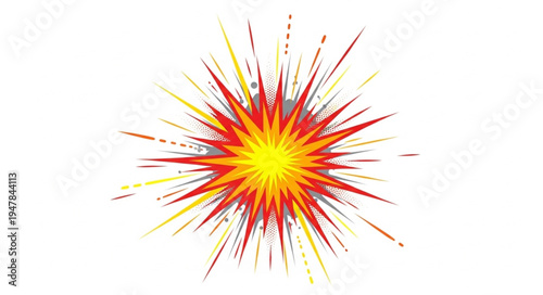 Vibrant Colorful Explosion Background.