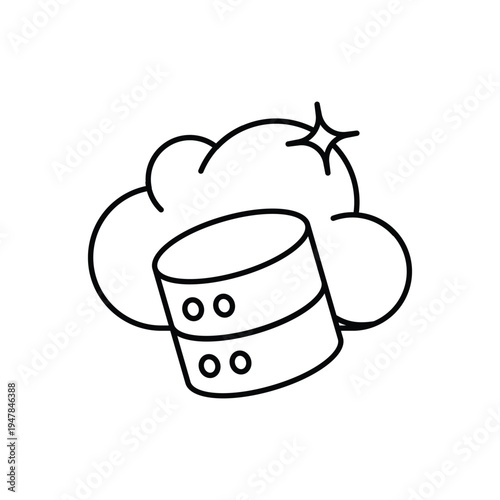 Cloud Storage vector icon