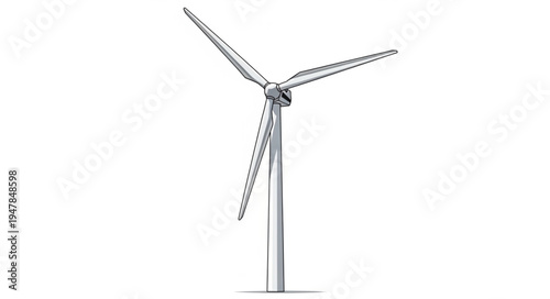 Wind Turbine Blades Energy Production.