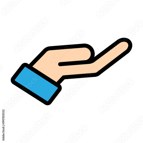 Support Vector Filled Icon Design