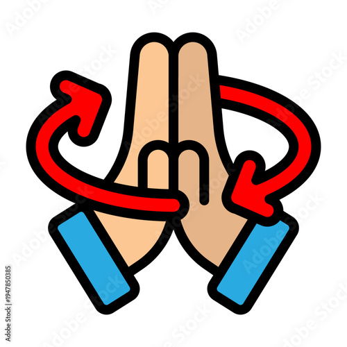 Change Request Vector Filled Icon Design