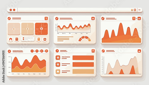 A close-up of a smartphone displaying a dynamic data chart.  Perfect for illustrating financial reports, digital trends, or market analysis.